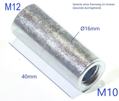 Innen m12 auf m10 - innen,