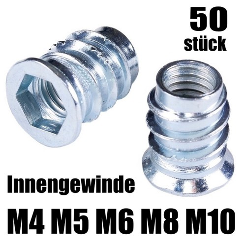 50x einschraubmuffen muffen - einschraubmuffen,
